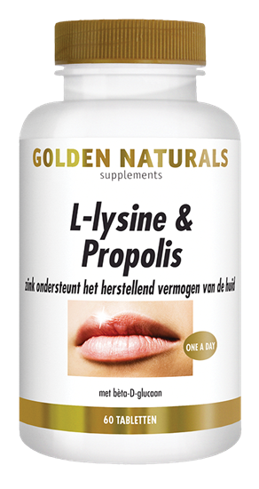 GOLDEN NATURALS LLYSINE  PROPOLIS 60ST